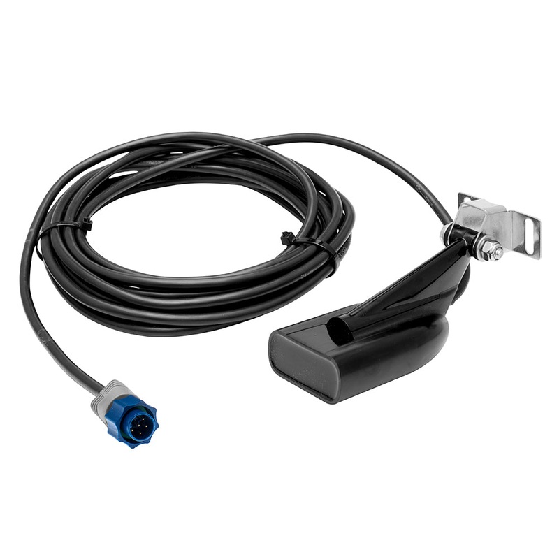 Lowrance HDI Skimmer 83/200, 455/800 Transom Mount Transducer – 6 Cable [000-13888-01]