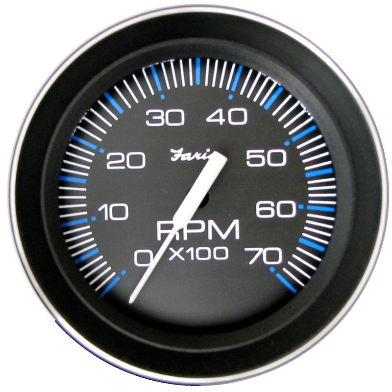 Faria Coral 4″ Tachometer (7000 RPM) (All Outboard) [33005]
