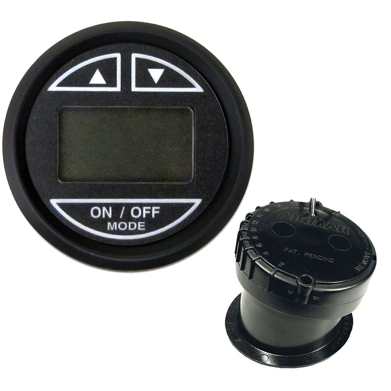 Faria Euro Black 2″ Depth Sounder w/In-Hull Transducer [12851]