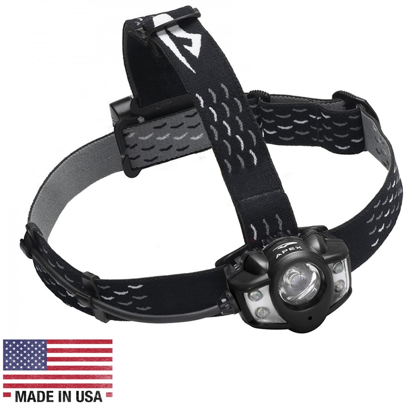Princeton Tec APEX PRO LED Headlamp – Black/Grey [APX21-PRO-BK/DK]
