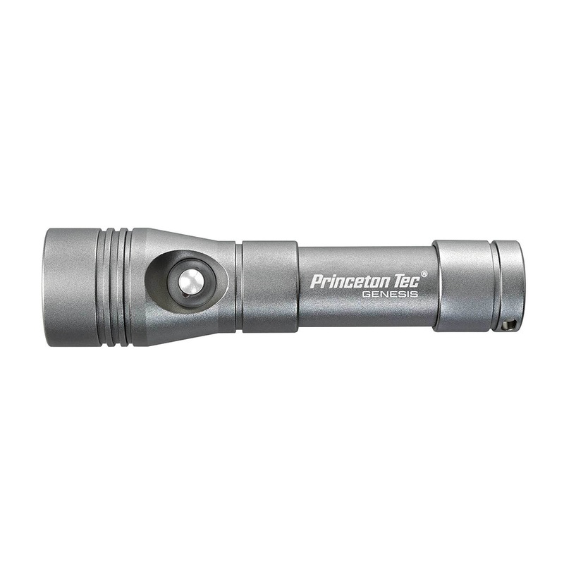 Princeton Tec Genesis Rechargeable Flashlight – Gray [G1-RC-GY]