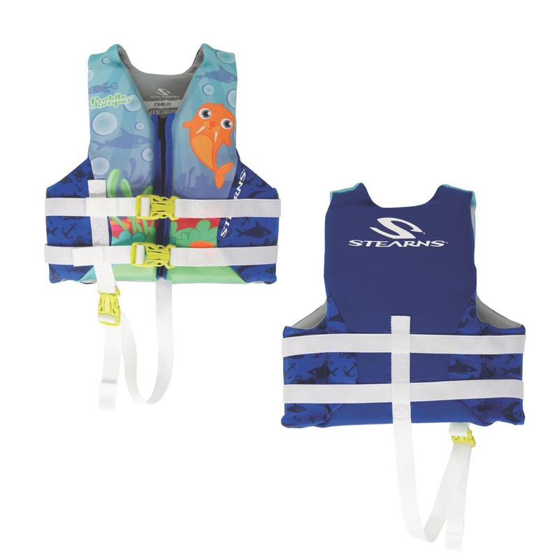 Puddle Jumper Child Hydroprene Life Vest – Blue Walrus – 30-50lbs [2000037923]