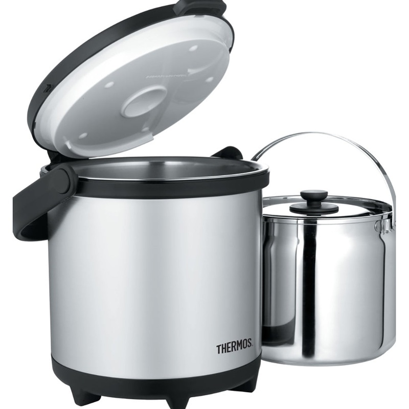 Thermos Cook  Carry System – Stainless Steel/Black – 4.7 Qt [CC4500SS2]