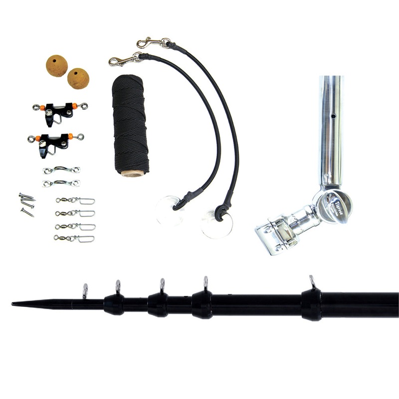 Tigress T-Top Clamp-On Telescoping System – 1-1/8″ – Black [89623-1]