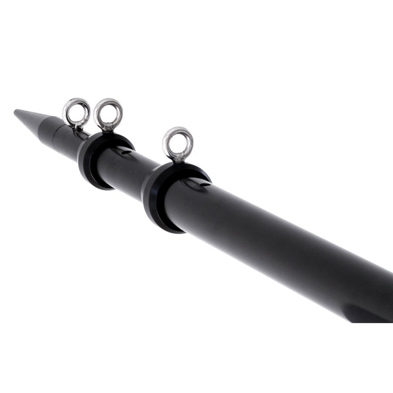 Tigress XD Telescoping Aluminum Center Rigger Pole – 8 – Black [88921-1]
