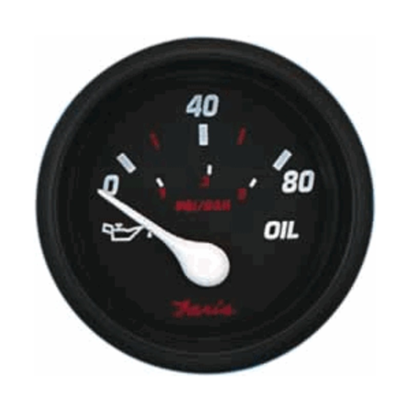 Faria Professional Red 2″ Oil Pressure Gauge [14602]