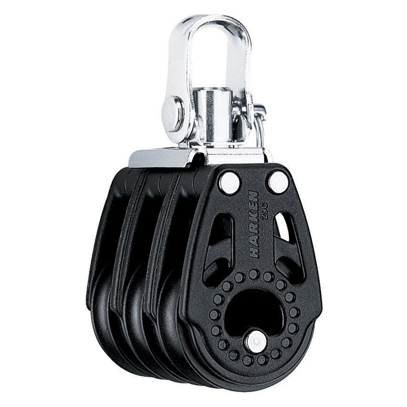 Harken 29mm Triple Carbo Air Block w/Swivel – Fishing [344F]