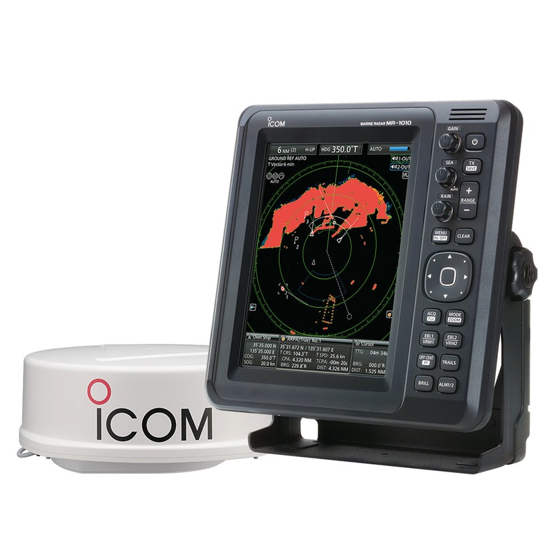 Icom MR-1010RII Marine Radar – 4kW – 10.4″ Color Display [MR1010RII]