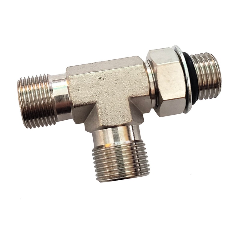 Octopus Orb Brass Tee Fitting – ORB 5 to 3/8″ Compression [OC17234]