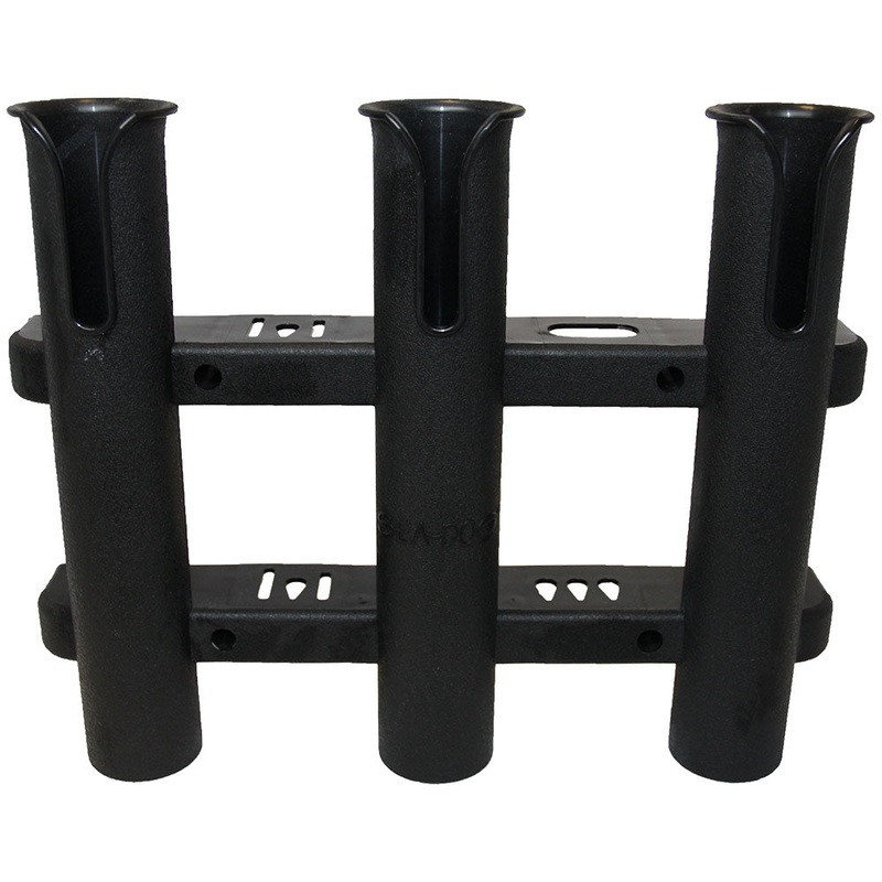 Sea-Dog Three Pole Rod Storage Rack – Black [325039-1]