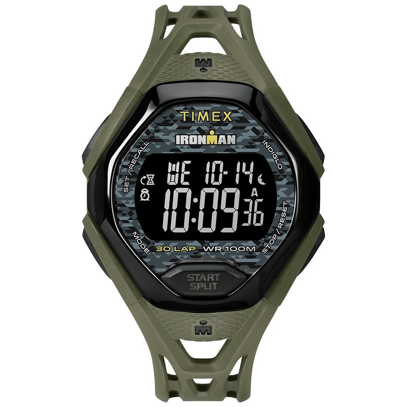 Timex IRONMAN Sleek 30 Full Resin Strap Watch – Green [TW5M23900JV]