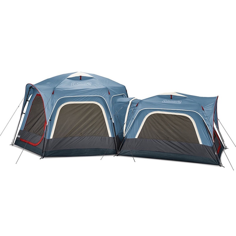 Coleman 3-Person  6-Person Connectable Tent Bundle w/Fast Pitch Setup – Set of 2 – Blue [2000033782]