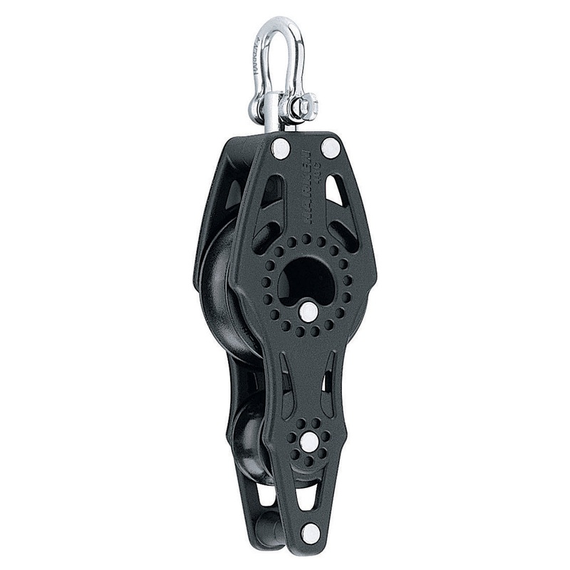 Harken 40mm Carbo Air Fiddle Block w/Swivel  Becket – Fishing [2656F]