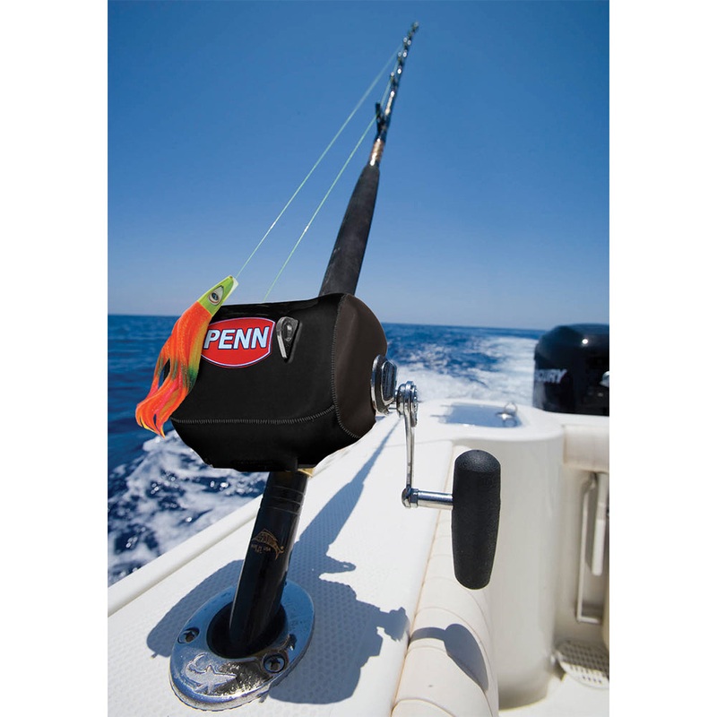 PENN Neoprene Conventional Reel Cover – MEDRC – Black [1178862]