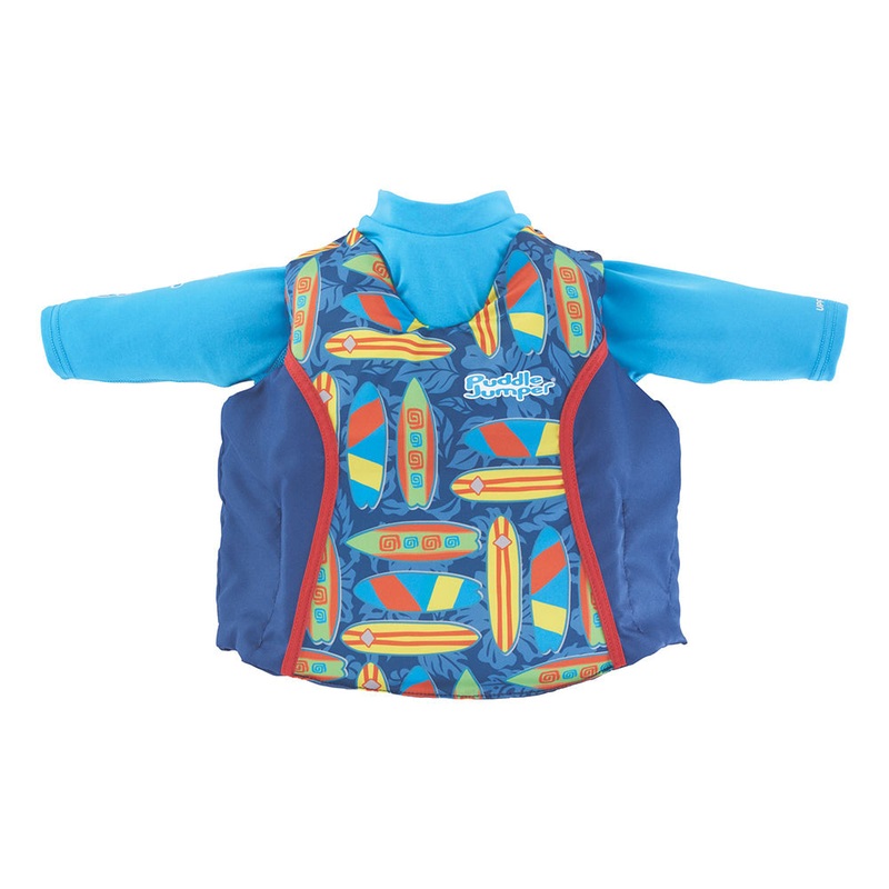 Puddle Jumper Kids 2-in-1 Life Jacket  Rash Guard – Surfboards – 33-55lbs [2000033186]