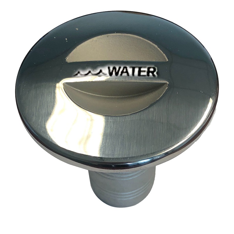 Sea-Dog Stainless Steel Key Free Hose Deck Fill Fits 1-1/2″ Hose – Water [351382-1]