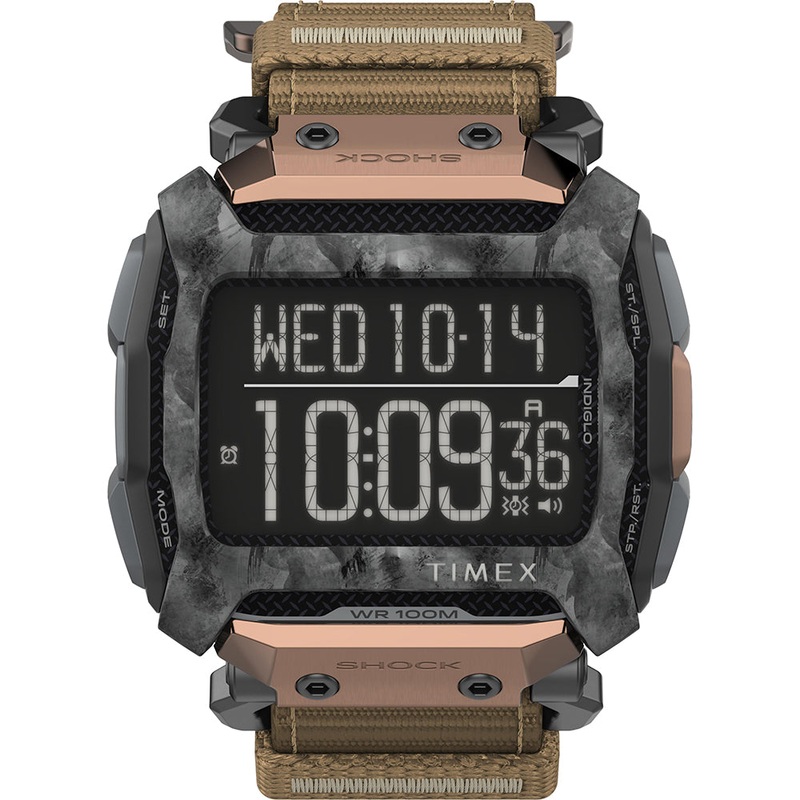 Timex Command 54mm – Black Case w/Black Fastwrap  Copper Accent [TW5M28600JV]