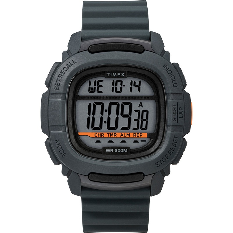 Timex DGTL BST.47 Boost Shock Watch – Grey/Orange [TW5M26700JV]