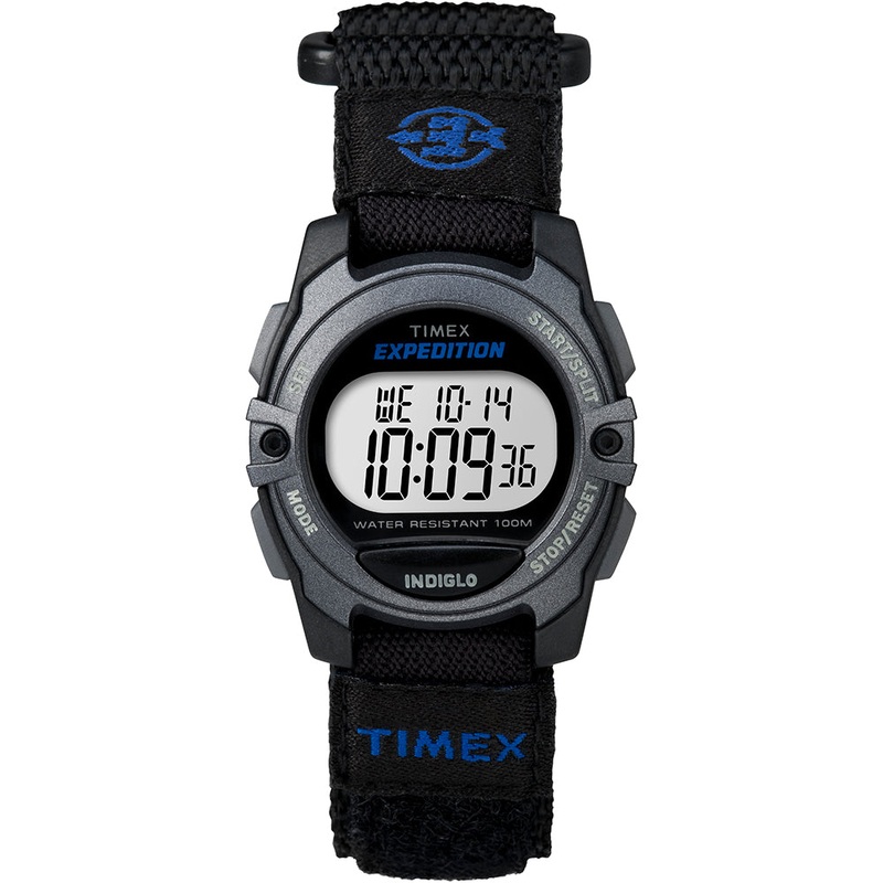 Timex Expedition Digital Core Fast Strap – Black/Blue [TW4B02400JV]