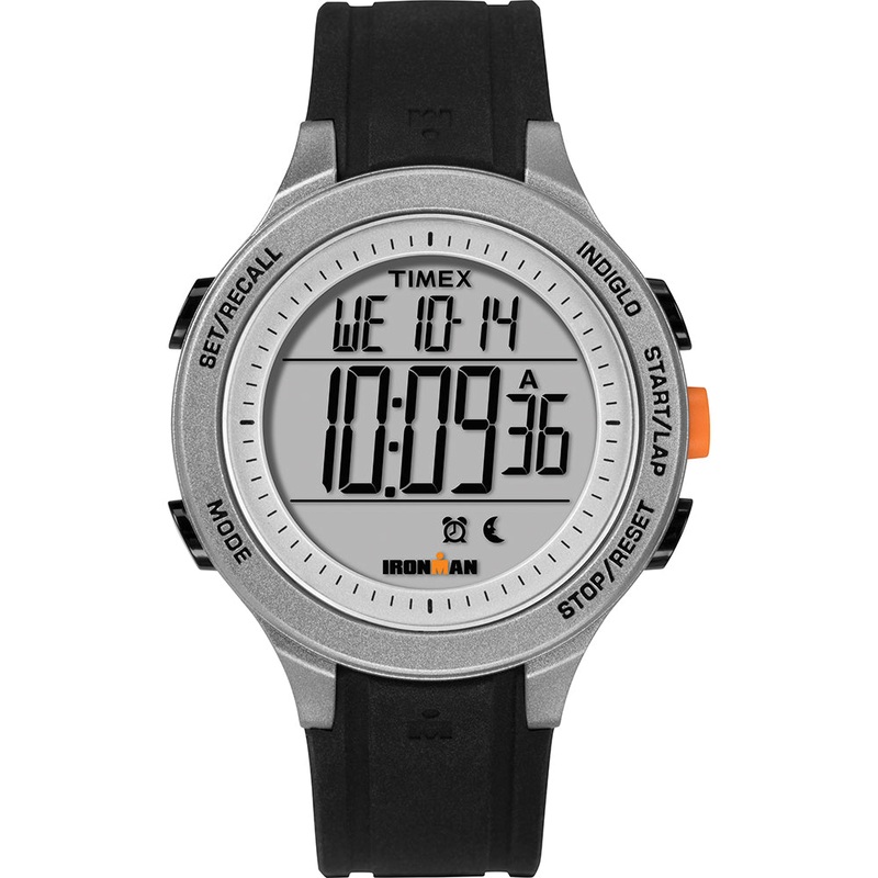 Timex IRONMAN Essential 30-Lap Unisex Watch – Black/Grey/Orange [TW5M24600JV]