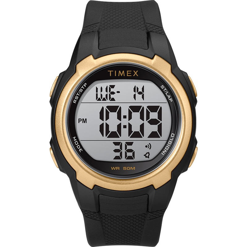 Timex T100 Black/Gold – 150 Lap [TW5M33600SO]