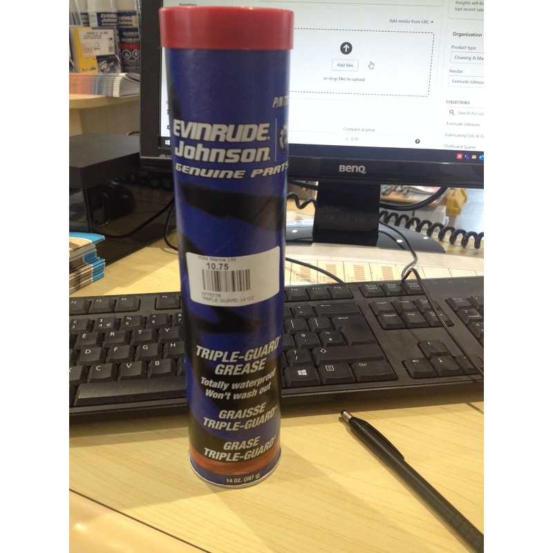 Evinrude Johnson Triple Guard Grease 0775776