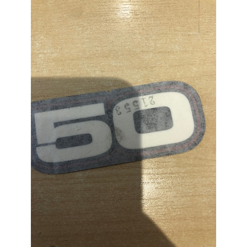 50 blue decal 0215533