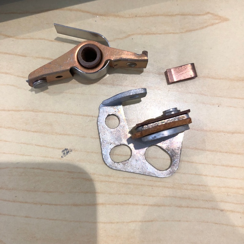 Breaker point assembly 0580290