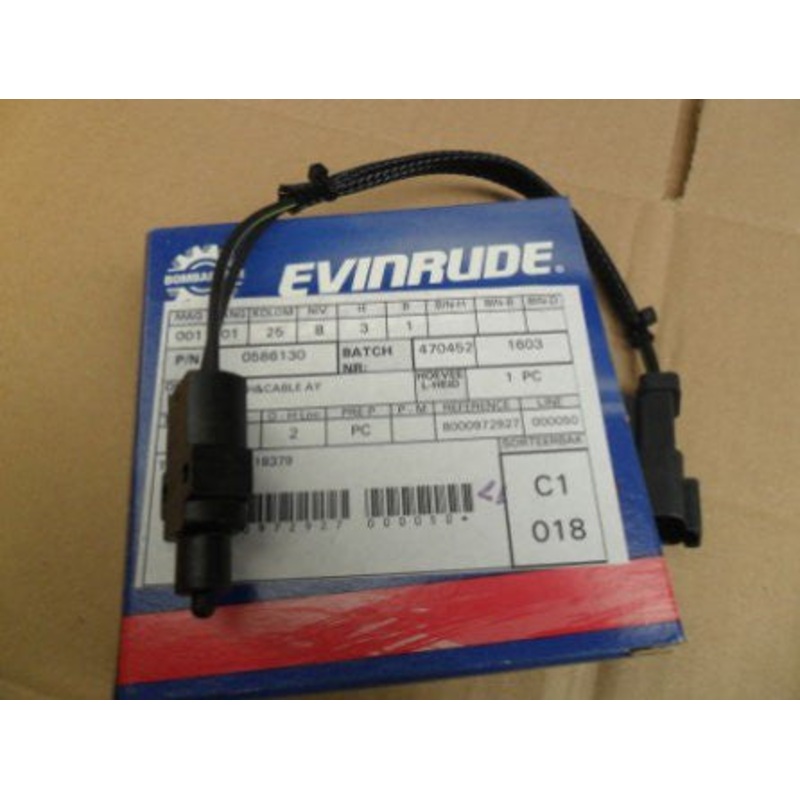 Evinrude Johnson switch and cable assembly 0586130