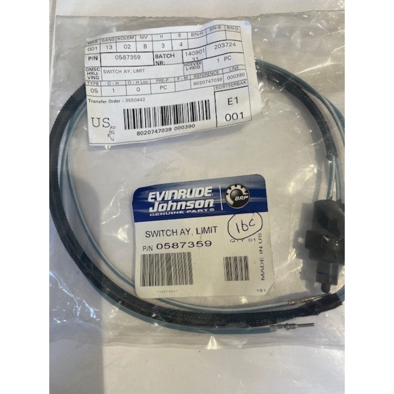 Evinrude Etec Limit Switch Assembly 0586405 0587359