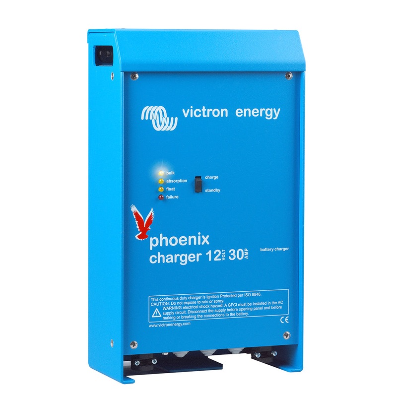 Victron Phoenix Charger – 12V – 30A (2+1) – 120-240VAC [PCH012030001]
