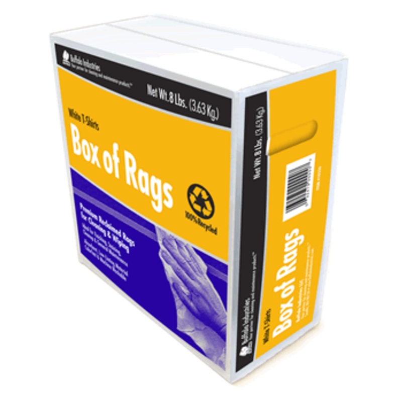 Buffalo White T-Shirt 8 Lb [10526]