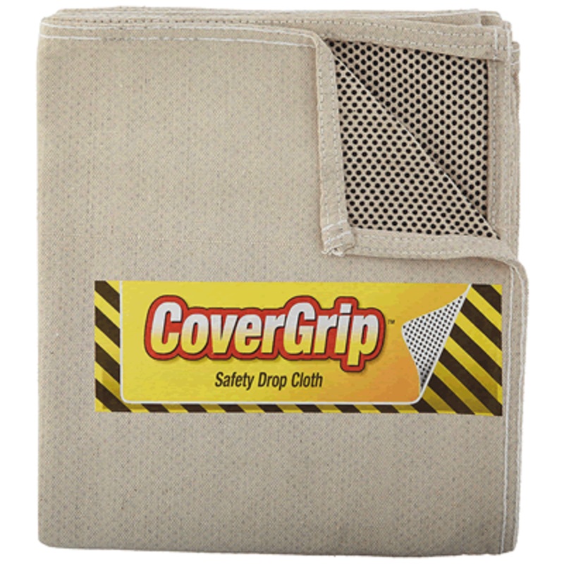 Cover Grip Drop Cloth 3.5′ X 4′ W/Grip [35408]