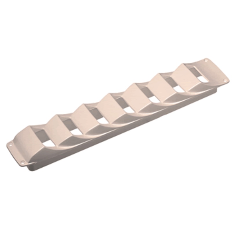 Detmar Louvered Vent White Plstic [7-2-5]