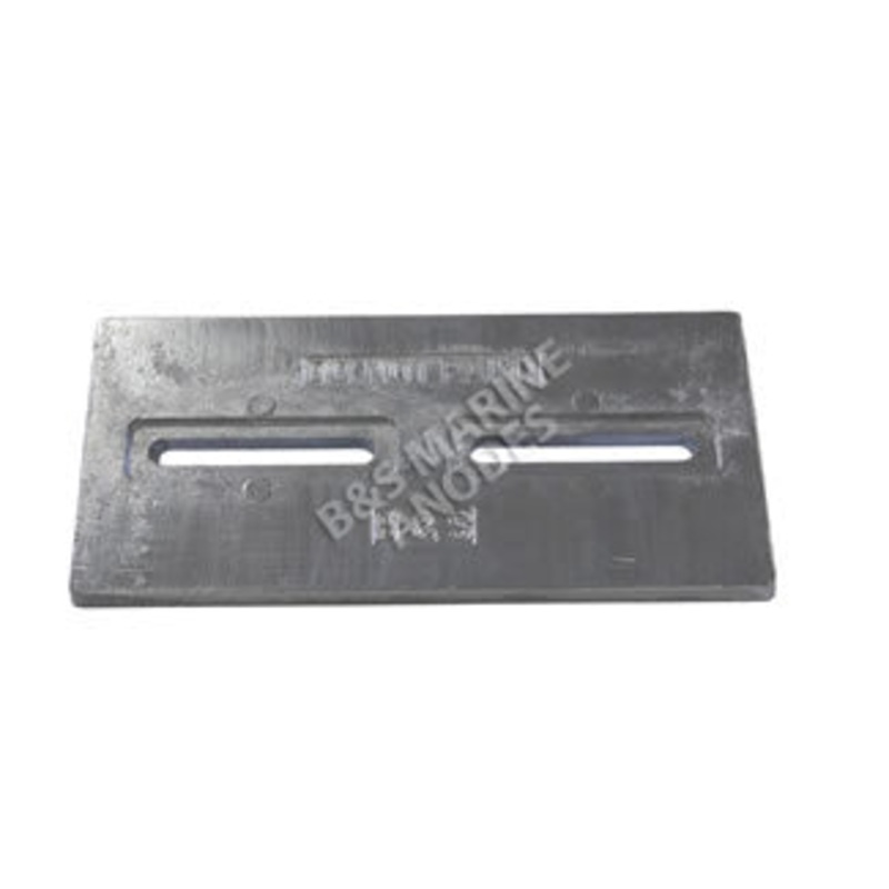 B & S Marine Slotted Znc Plate 1/2″X6″X12″ [BSM12X6X12S]
