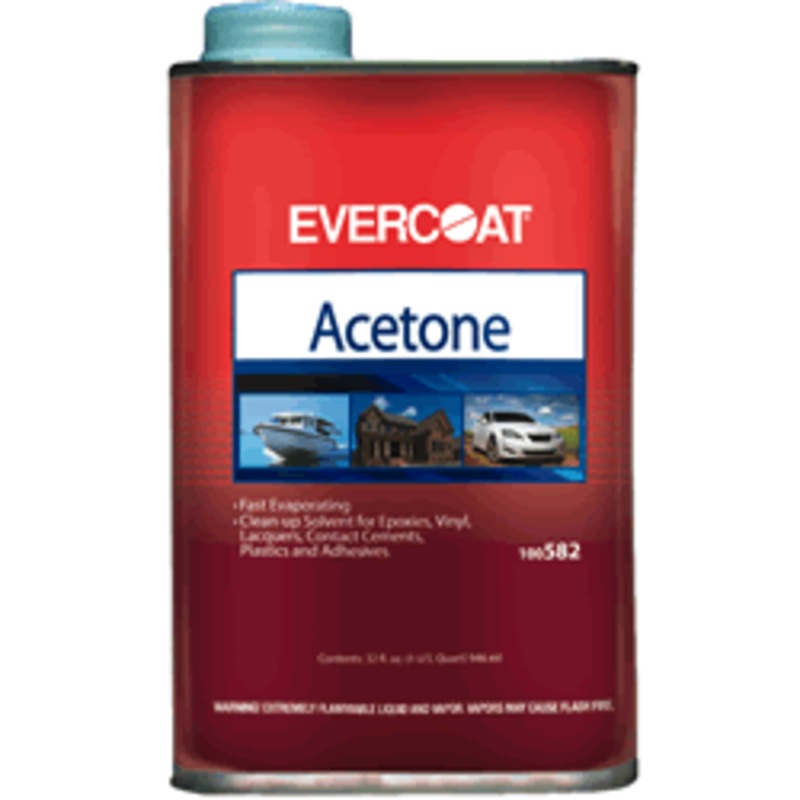 Evercoat Acetone Quart [100582]