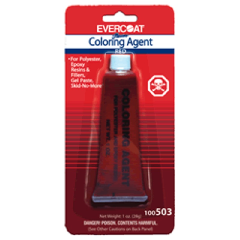 Evercoat Tropical Red Color 1 Oz Tube [100503]