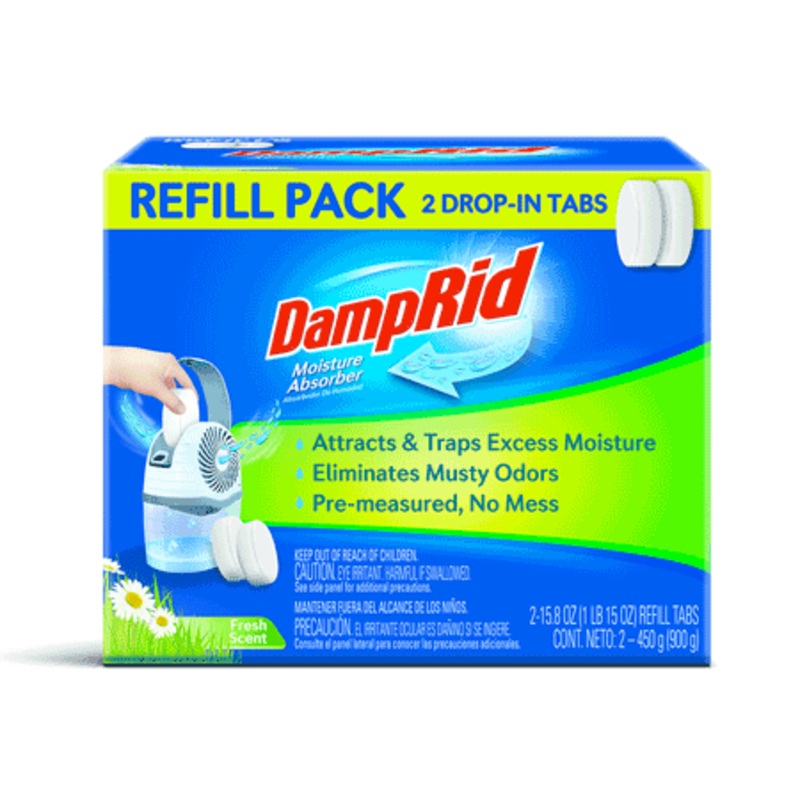 Damp Rid Fresh Scent Refill 2 Pk [FG97]