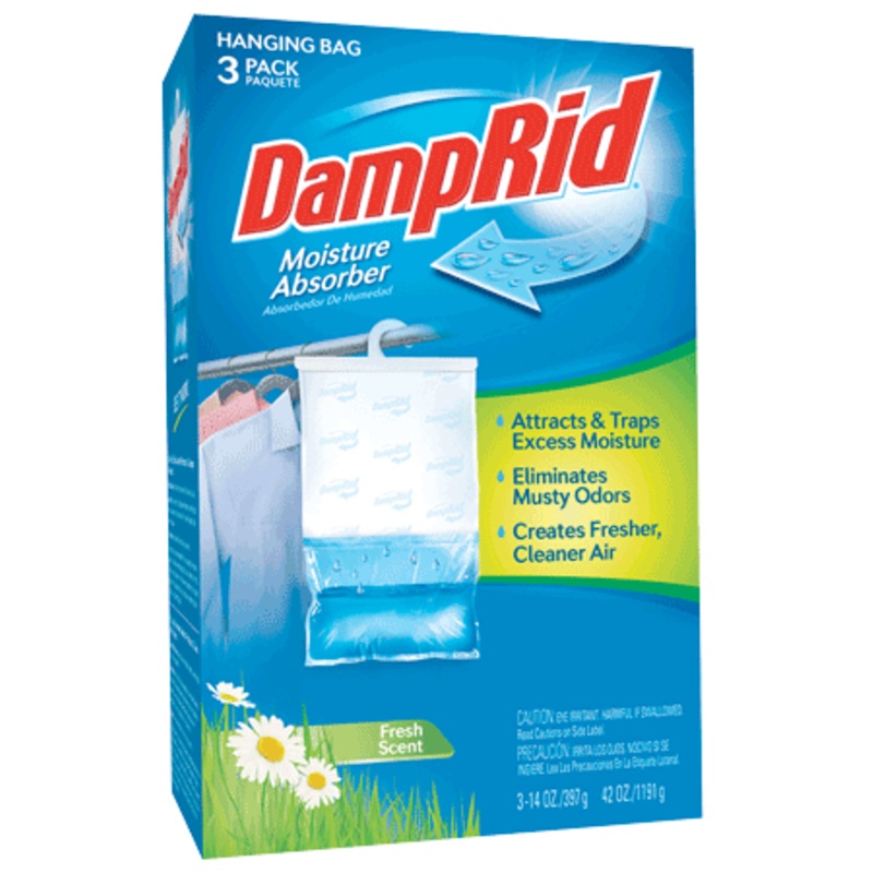 Damp Rid Hanging Bag 14 Oz 3-Pk Fresh [FG83K]