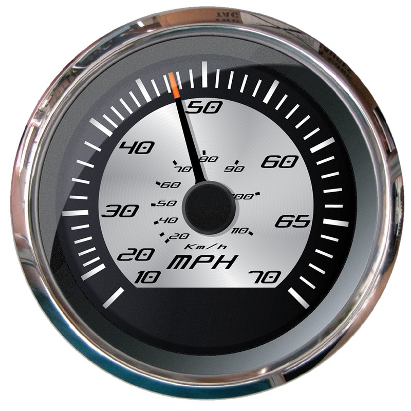 Faria Platinum 4″ Speedometer – 70 MPH (Pitot) [22011]