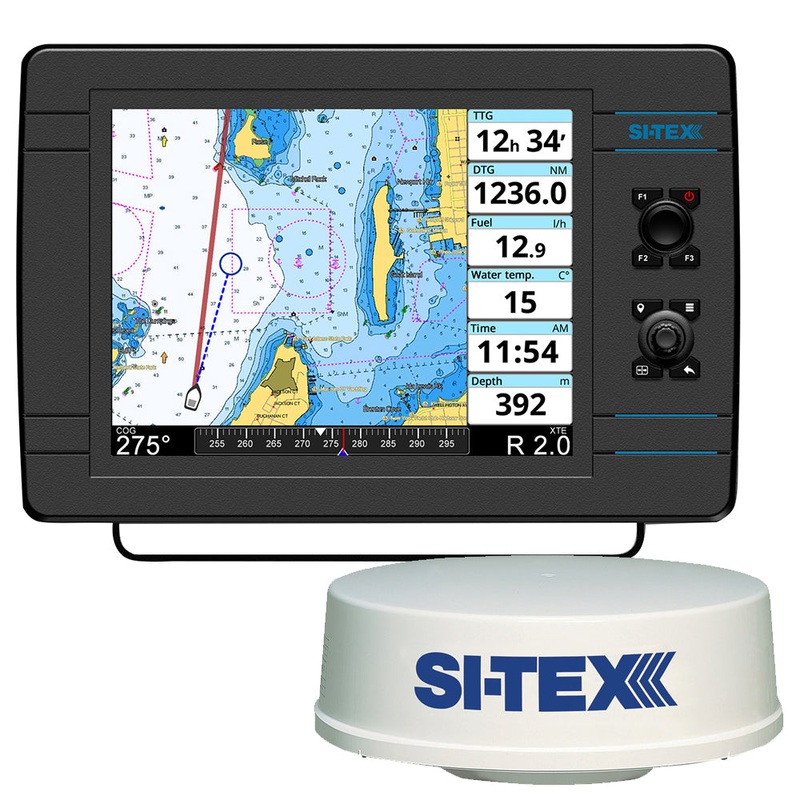 SI-TEX NavPro 1200 w/MDS-12 WiFi 24″ Hi-Res Digital Radome Radar w/10M Cable [NAVPRO1200R]