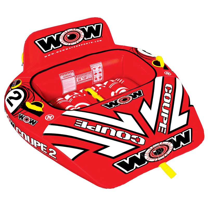 WOW Watersports 2P Coupe Cockpit Towable – 2 Person [15-1030]