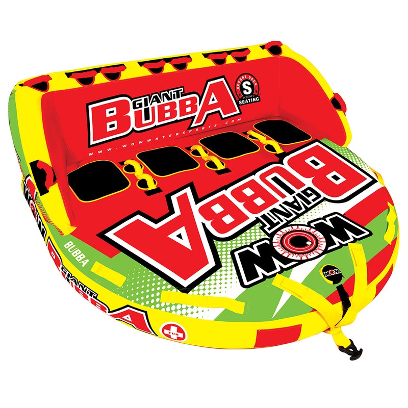 WOW Watersports Giant Bubba HI-VIS 4P Towable – 4 Person [17-1070]