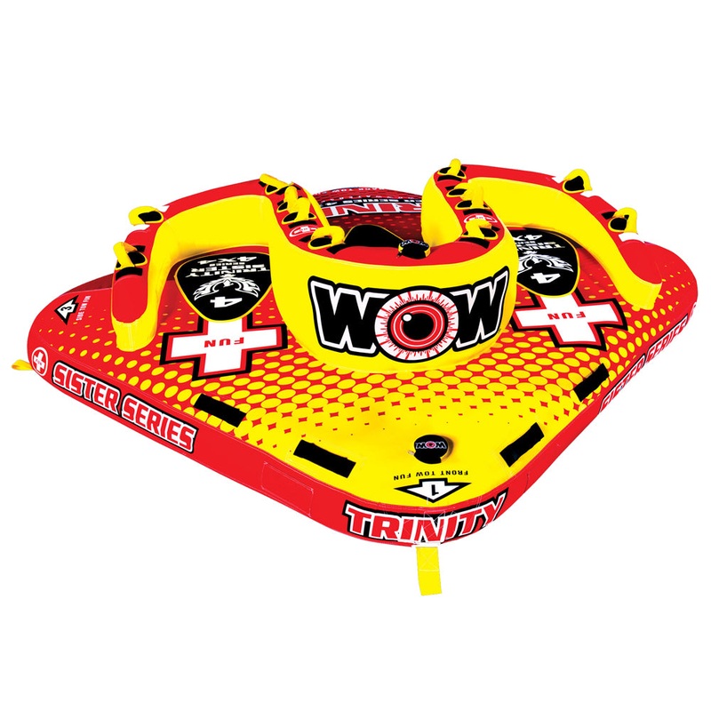 WOW Watersports Trinity 4P Sister Towable – 4 Person [15-1080]