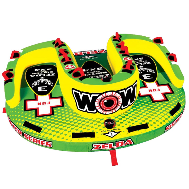 WOW Watersports Zelda 3P Sister Towable – 3 Person [15-1070]