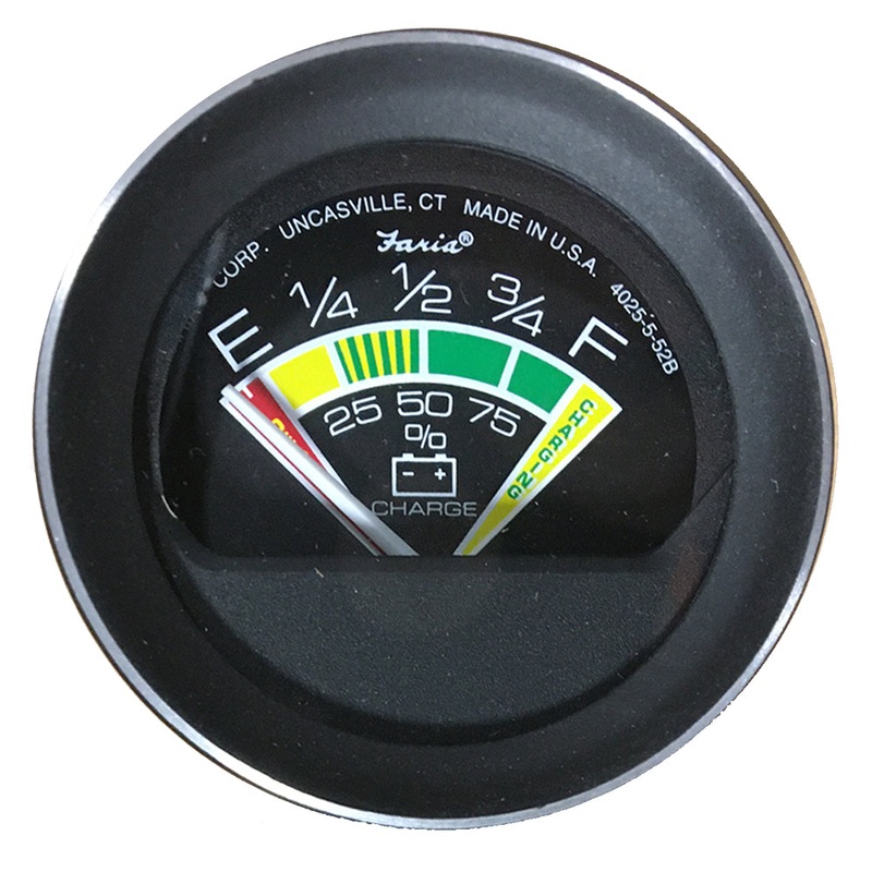 Faria Coral 2″ Battery Condition Indicator Gauge [13012]