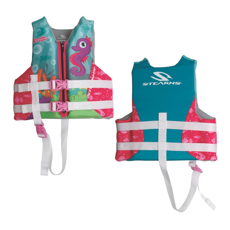 Puddle Jumper Child Hydroprene Life Vest – Seahorse – 30-50lbs [2000023535]