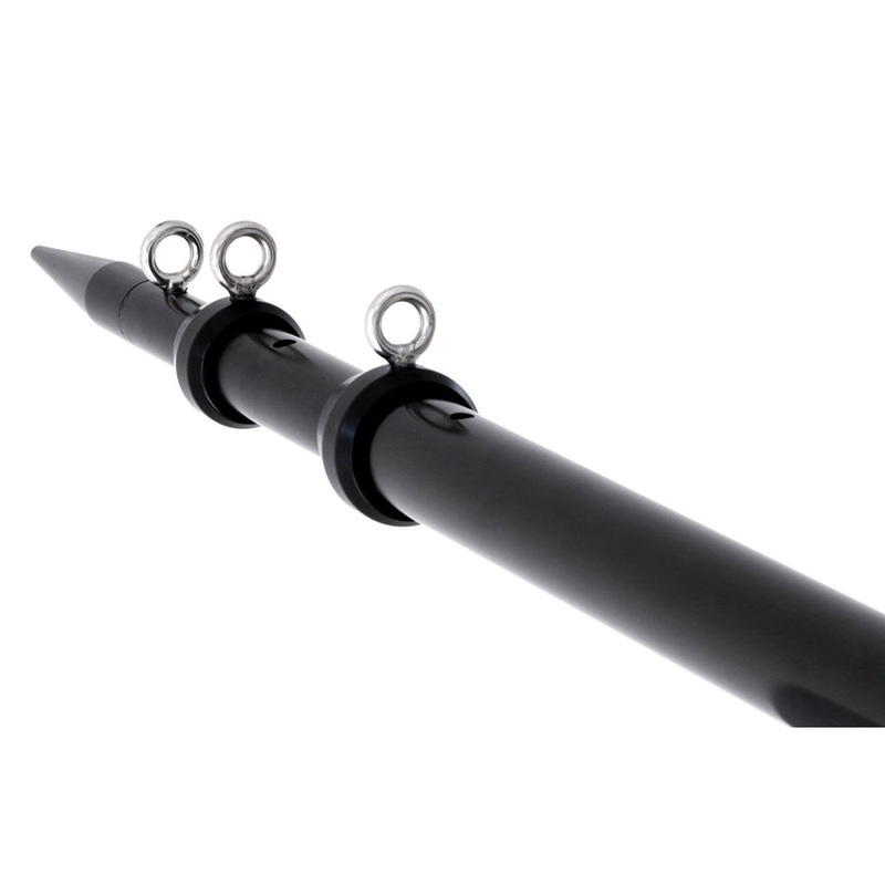 Tigress XD Telescoping Aluminum Center Outrigger Pole – 12″ – Black [88922-1]