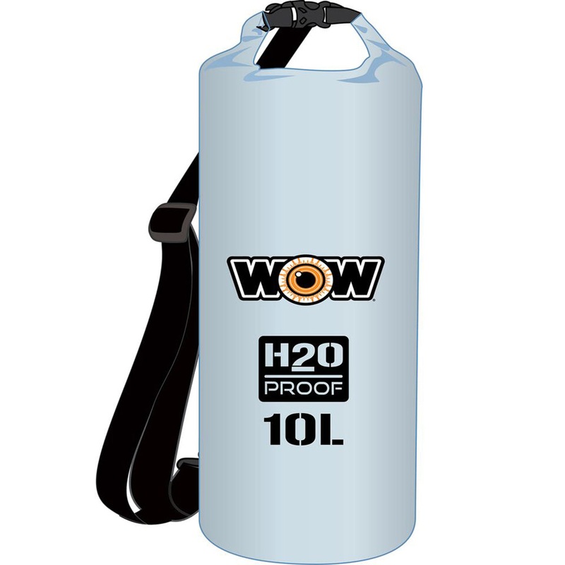 WOW Watersports – H2O Proof Dry Bag – Clear 10 Liter [18-5070C]