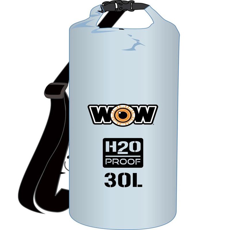 WOW Watersports H2O Proof Dry Bag – Clear 30 Liter [18-5090C]